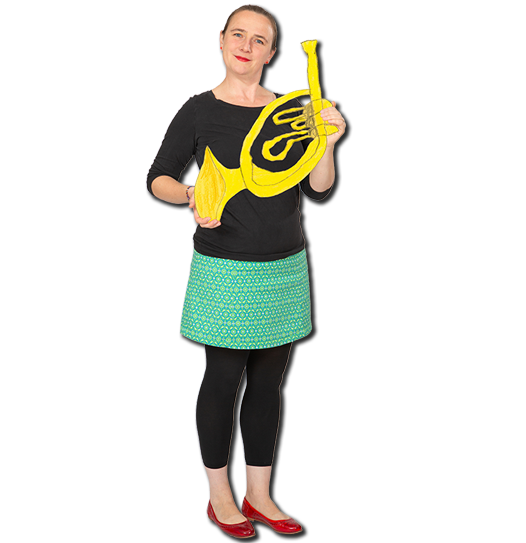 Ingrid mit Horn