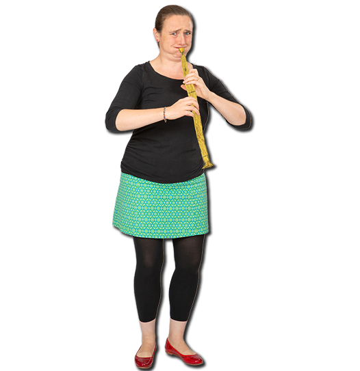 Ingrid mit Oboe